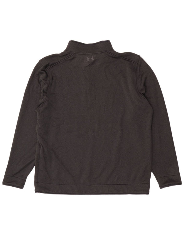 Męski sweter Under Armour z zamkiem błyskawicznym, 2XL, czarny poliester