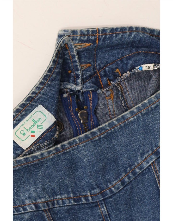 BENETTON Womens Denim Skirt IT 38 XS W26  Blue Vintage Benetton and Second-Hand Benetton from Messina Hembry 