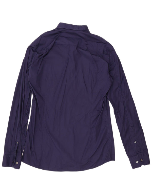 Koszula męska Slim Fit HUGO BOSS XL, bawełniana, granatowa