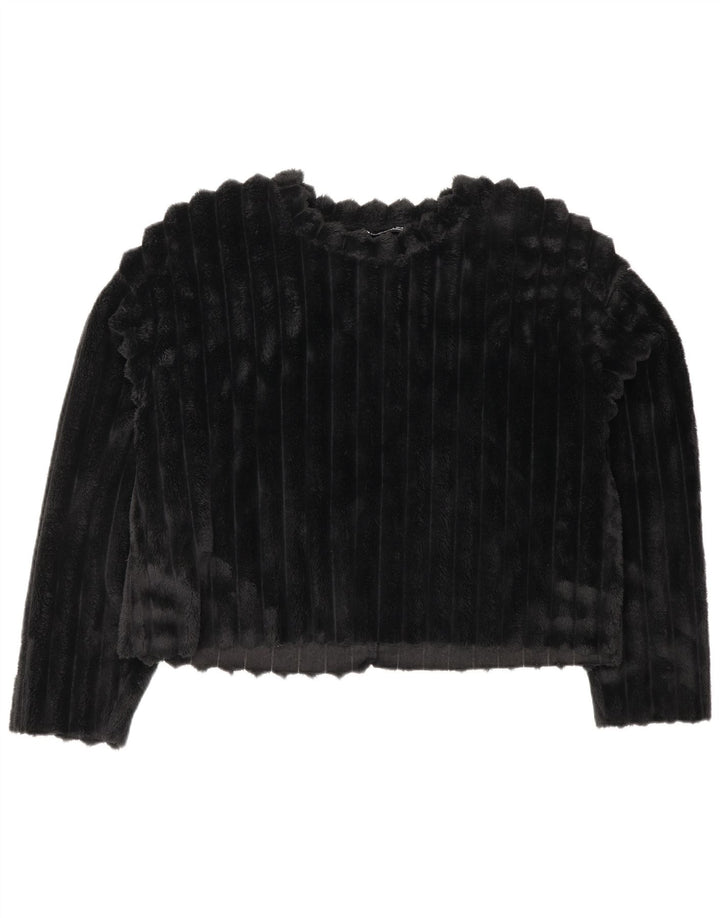 Damski sweter polarowy ZARA UK 14, średni czarny