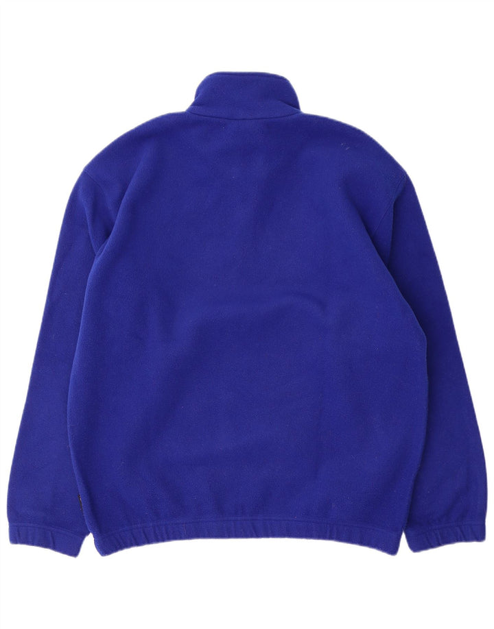 Męski sweter polarowy Sergio Tacchini z zamkiem błyskawicznym, średni niebieski, poliester