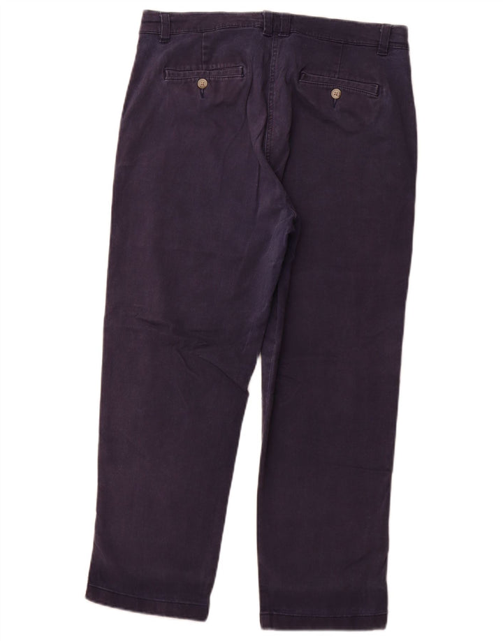Damskie spodnie typu chino JOULES UK 14 Medium W34 L24 Granatowa bawełna