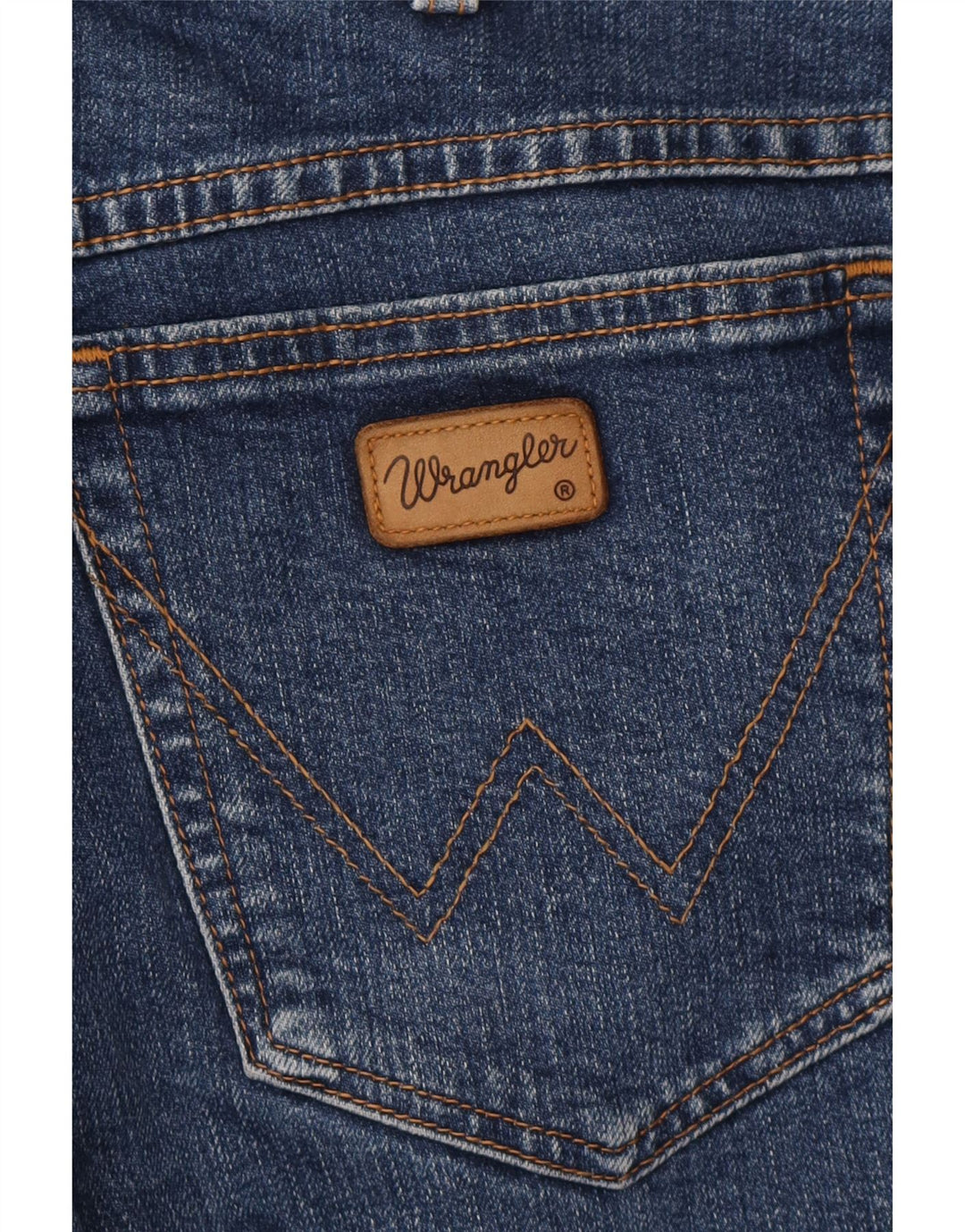 WRANGLER Męskie proste dżinsy W34 L30 Niebieskie, bawełniane
