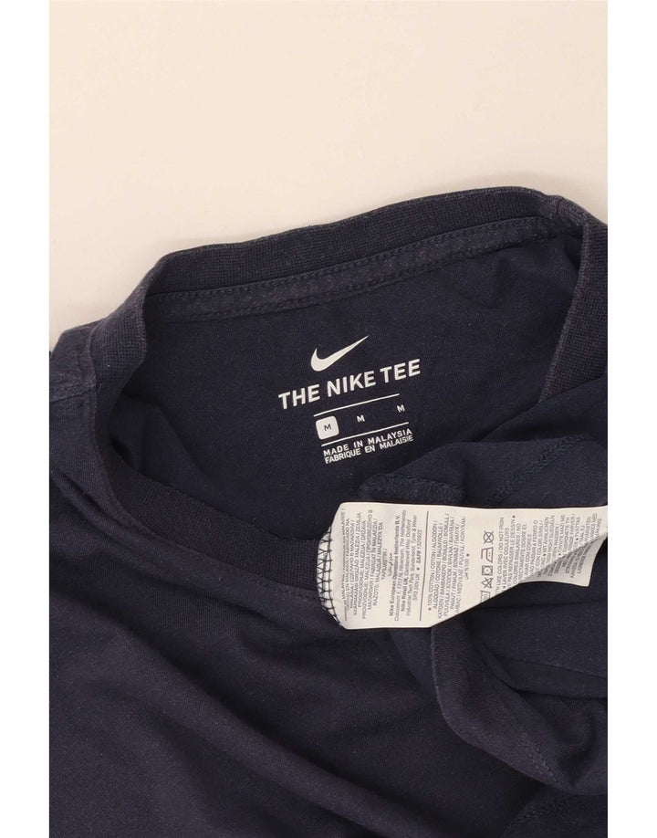 T-shirt męski Nike, średni, granatowy, bawełniany
