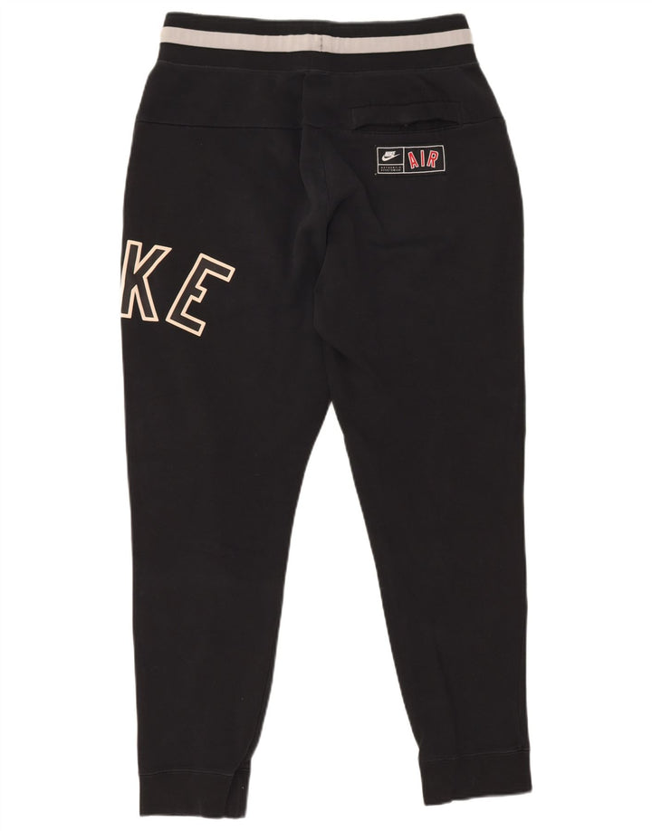 Męskie spodnie dresowe Nike Graphic Joggers, średnia czarna bawełna