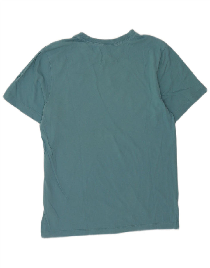 Męski T-shirt z grafiką Nike, mały, niebieski, bawełniany