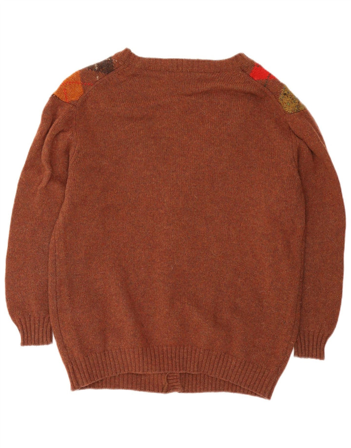 Sweter damski Henry Cottons IT 46 Duży brązowy Argyle/Diament