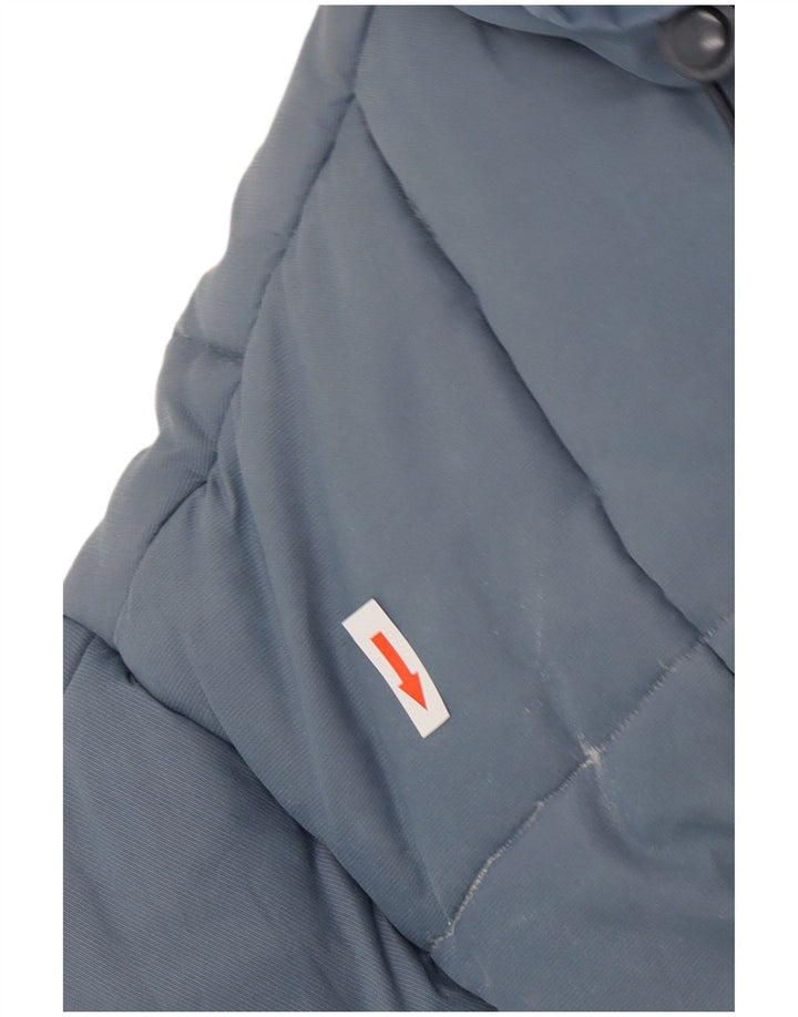 Vintage męska ocieplana kurtka UK 40, duża niebieska