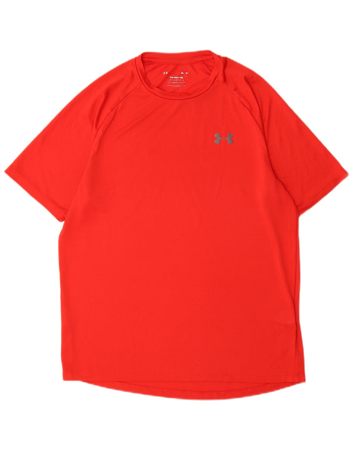 Under Armour Męski T-shirt Top, średni czerwony poliester