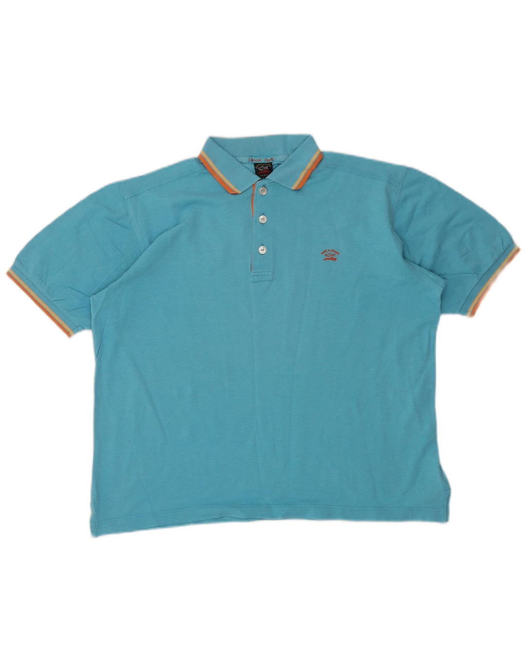 Męska koszulka polo Paul & Shark w kolorze średnioniebieskim