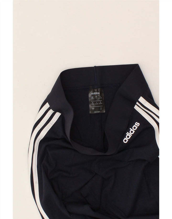 ADIDAS Womens Leggings UK 8-10 Small  Navy Blue Vintage Adidas and Second-Hand Adidas from Messina Hembry 