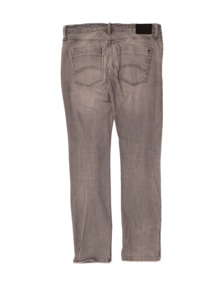 TOMMY HILFIGER Mens Slim Jeans W36 L34 Grey Cotton Vintage Tommy Hilfiger and Second-Hand Tommy Hilfiger from Messina Hembry 