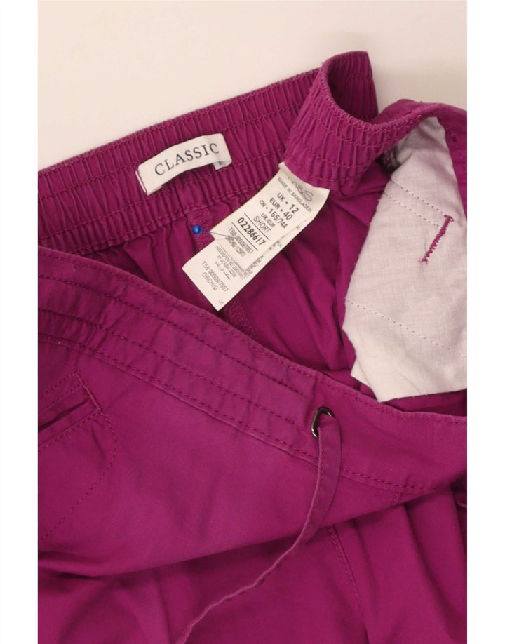 Spodnie Capri Damskie Marks & Spencer UK 12 Medium W30 L18 Fioletowe