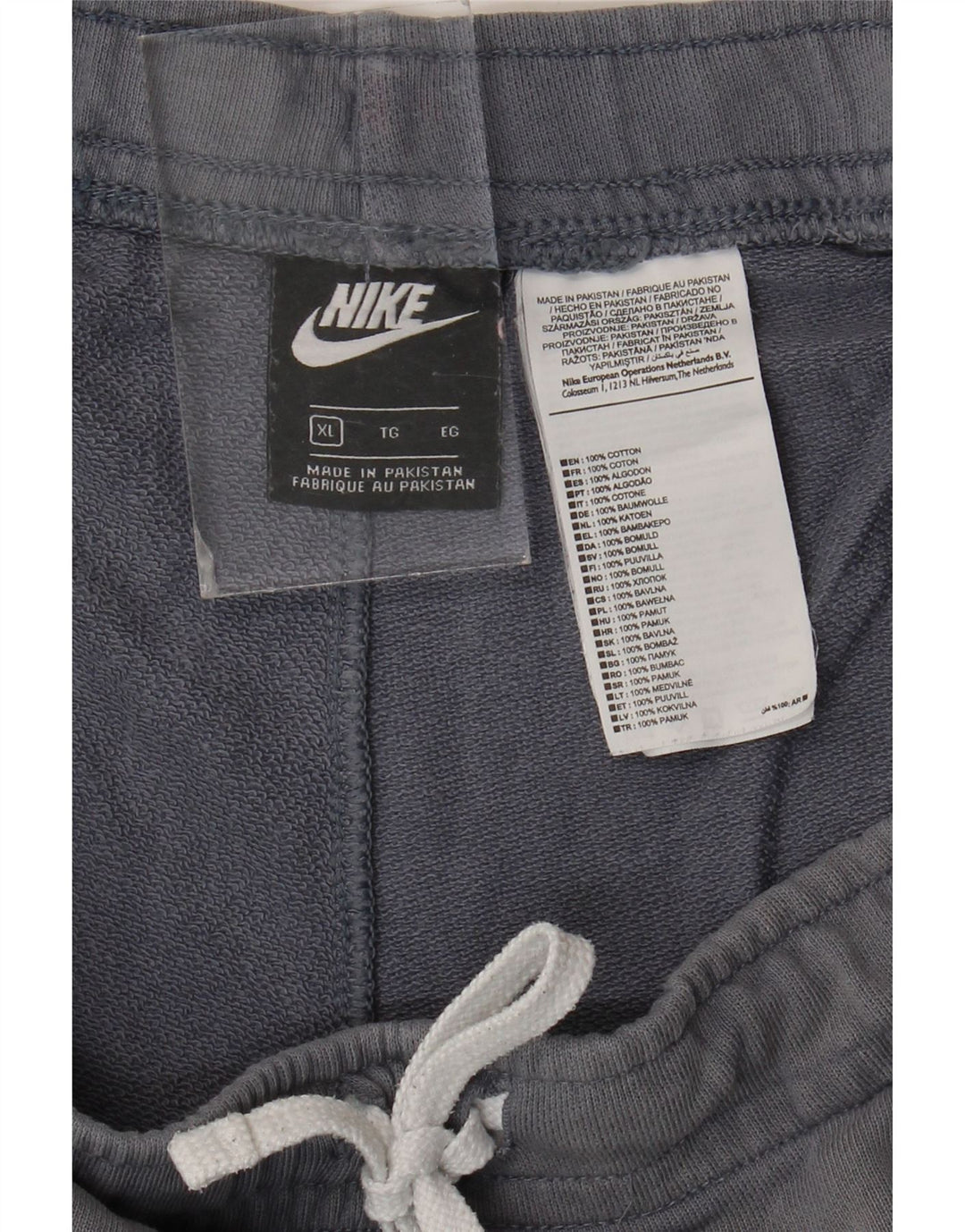 Męskie spodenki sportowe Nike Graphic XL, szare, bawełniane