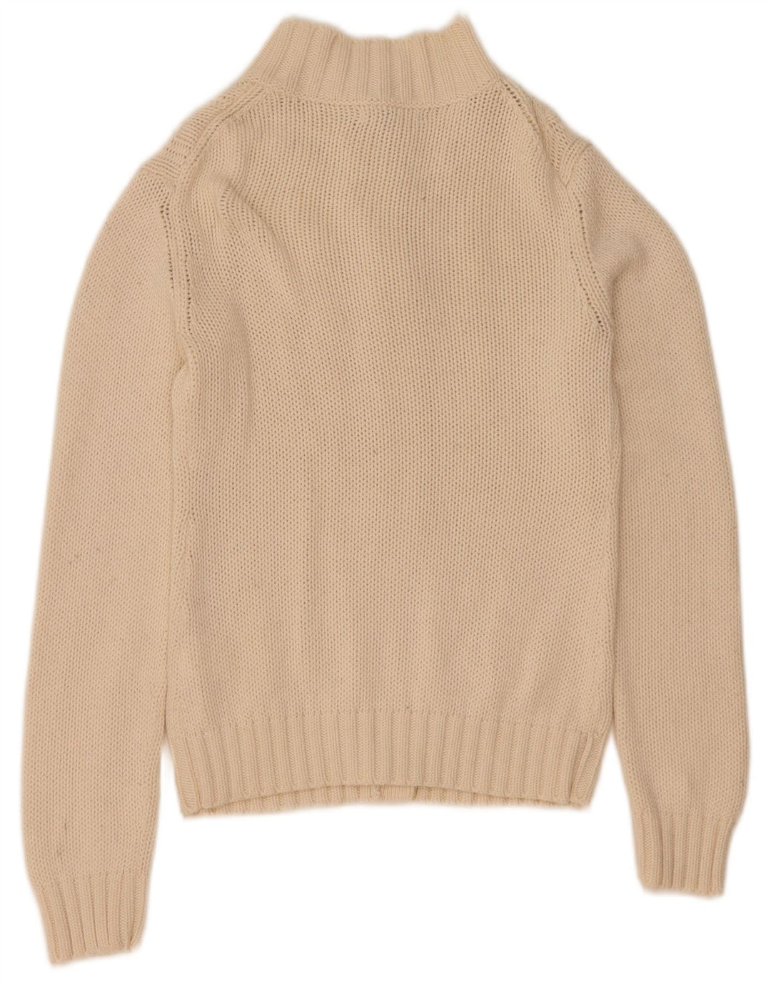 Damski sweter rozpinany North Sails UK 12, średni, złamanej bieli, bawełniany