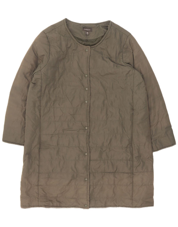 Marks & Spencer Damski płaszcz z podszewką z autografem i luźnym krojem, UK 18 XL, khaki