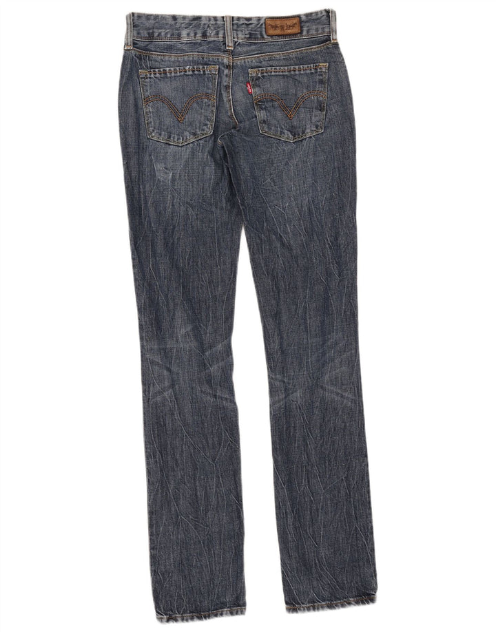 Damskie jeansy Levi's 571 Slim W27 L34 Niebieskie bawełniane