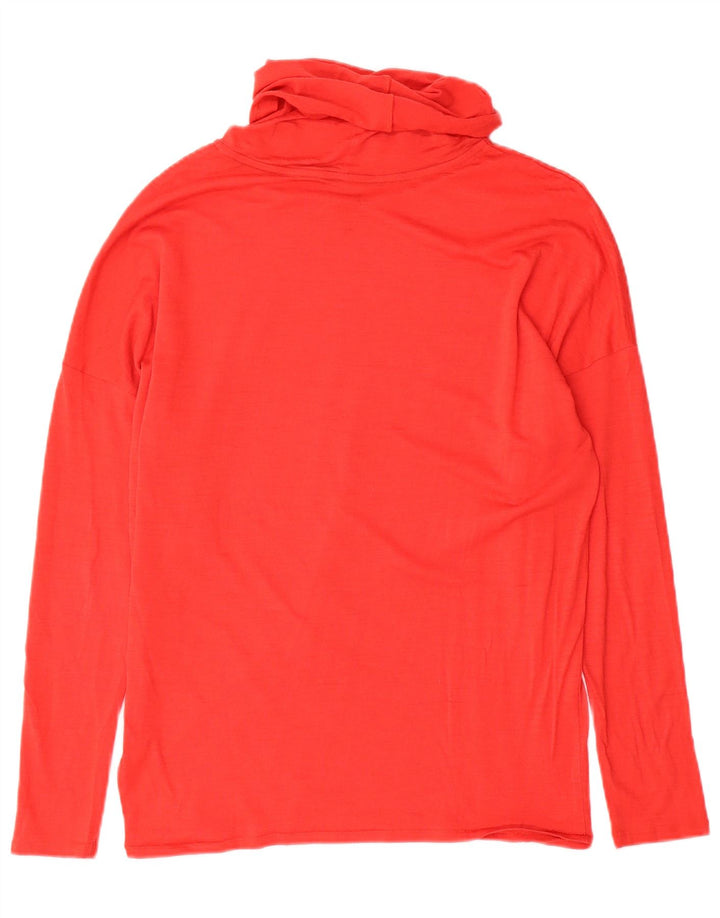 Męska koszulka Nike Dri Fit z długim rękawem, średnia czerwona wełna
