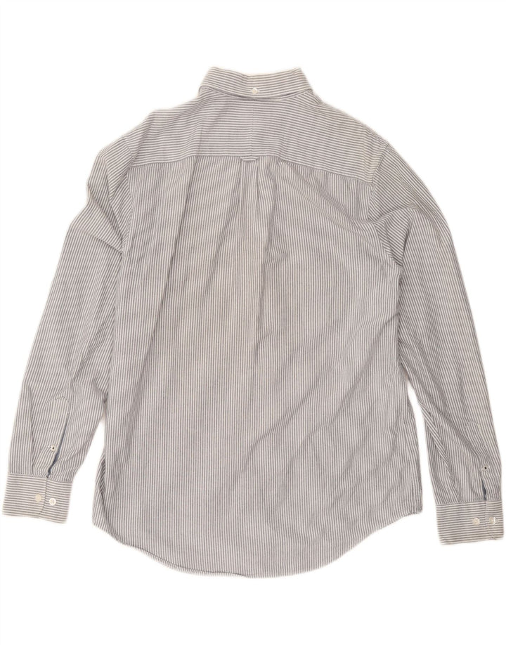 Koszula męska Penguin Heritage Slim Fit, duża, szara w prążki