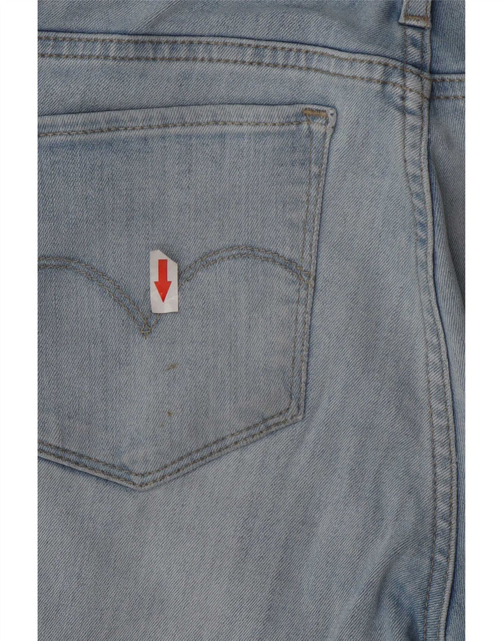 Damskie jeansy Levi's 715 Distressed Bootcut W26 L30 Niebieskie bawełniane