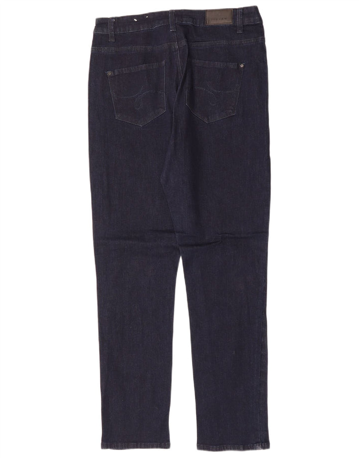 Damskie jeansy slim JIGSAW UK 14 Large W32 L31 Granatowe