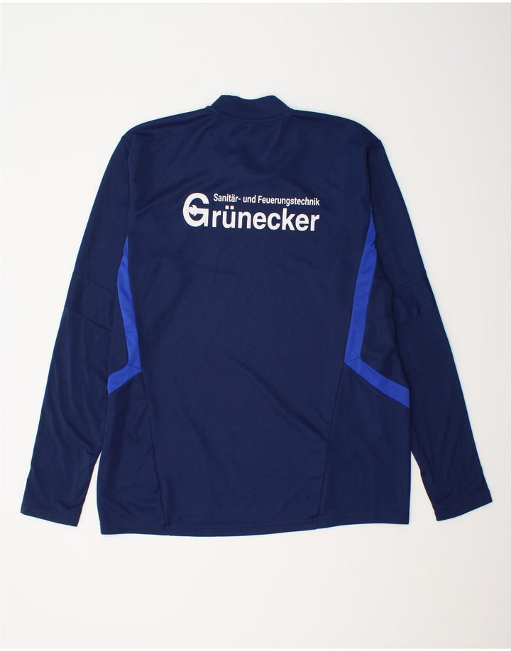 Adidas Męskie Climacool Graphic Top z długim rękawem XL Granatowy Poliester