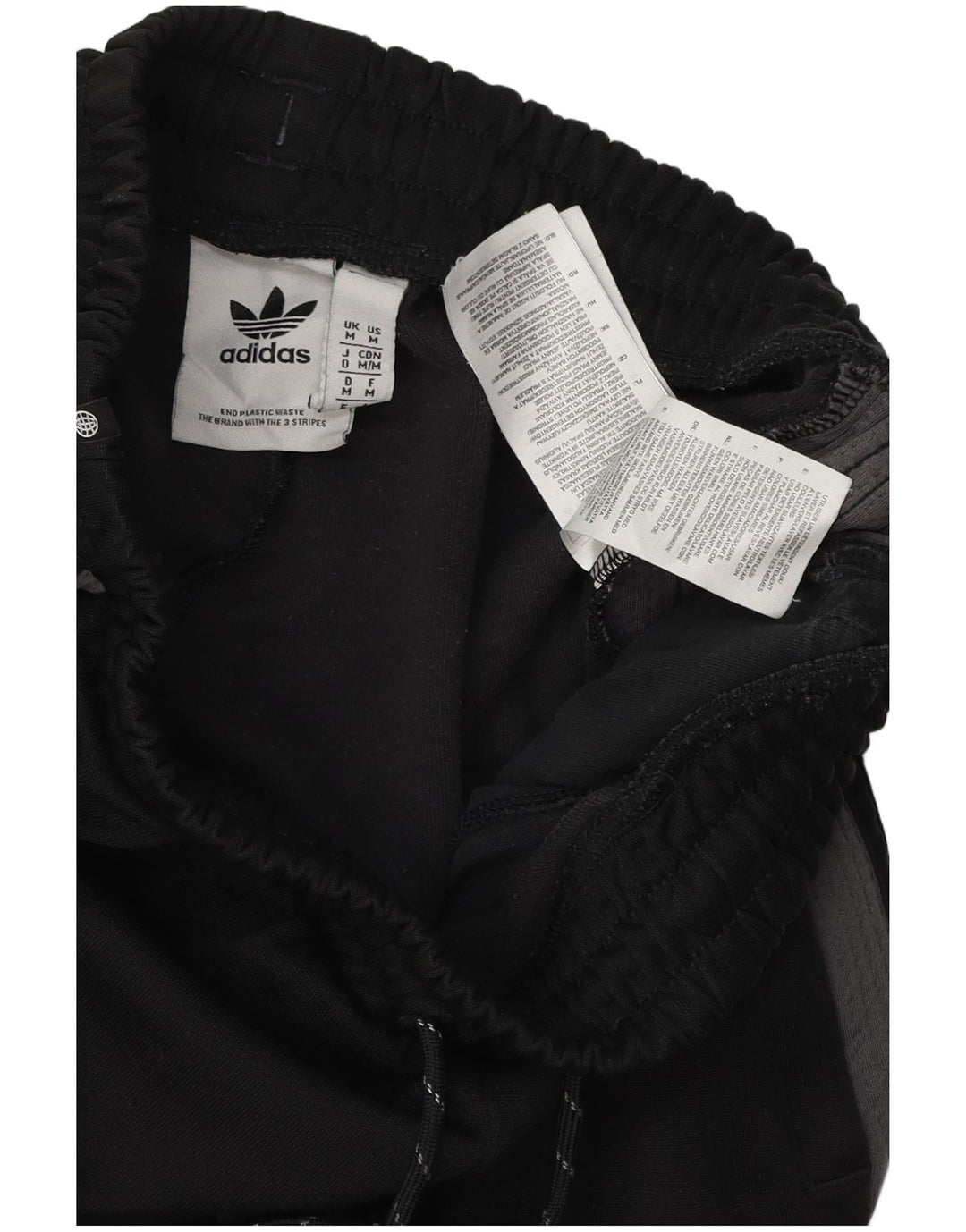 Męskie spodnie dresowe ADIDAS Joggery, średni czarny poliester