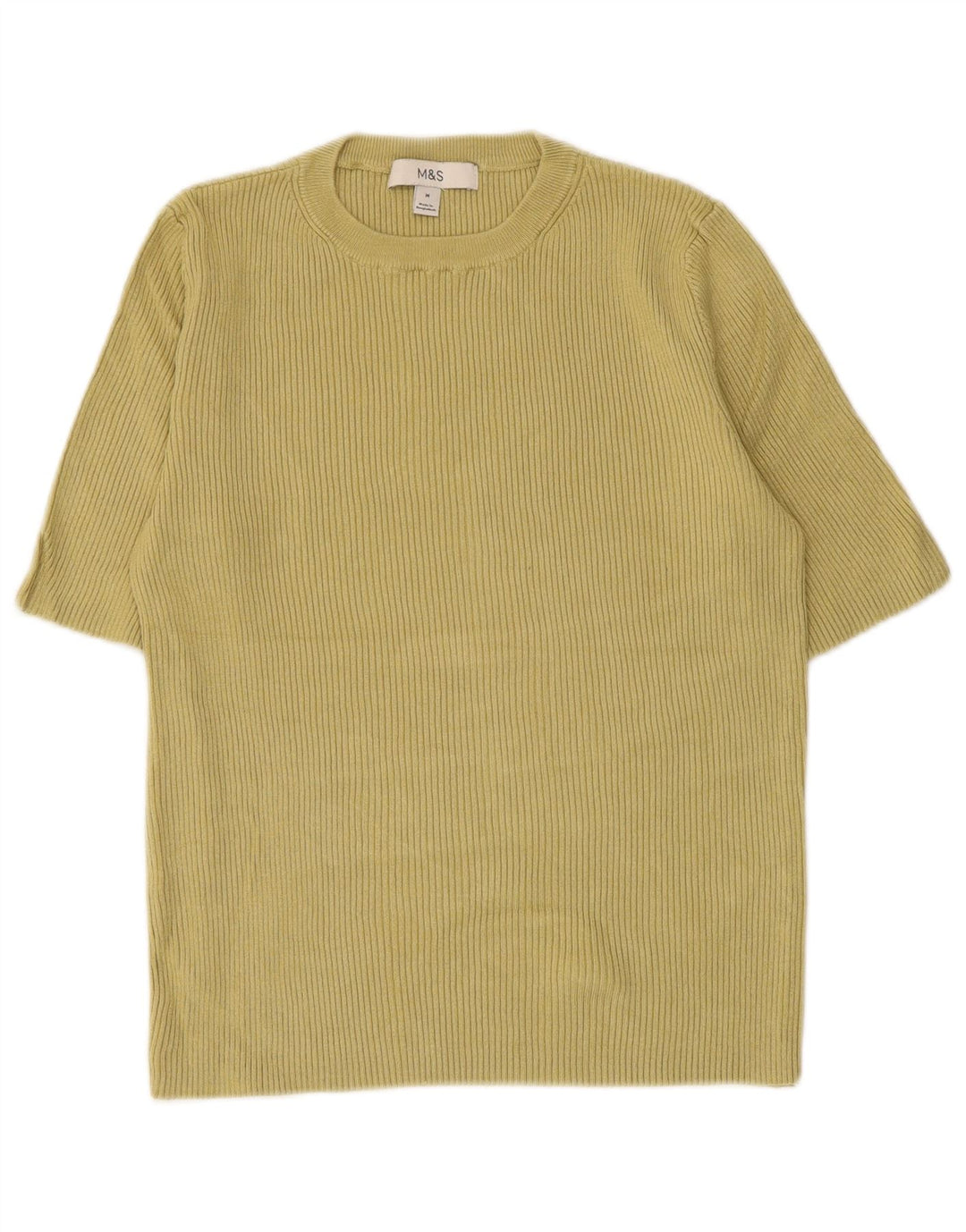 T-shirt damski Marks & Spencer Top UK 12, średnio zielona wiskoza