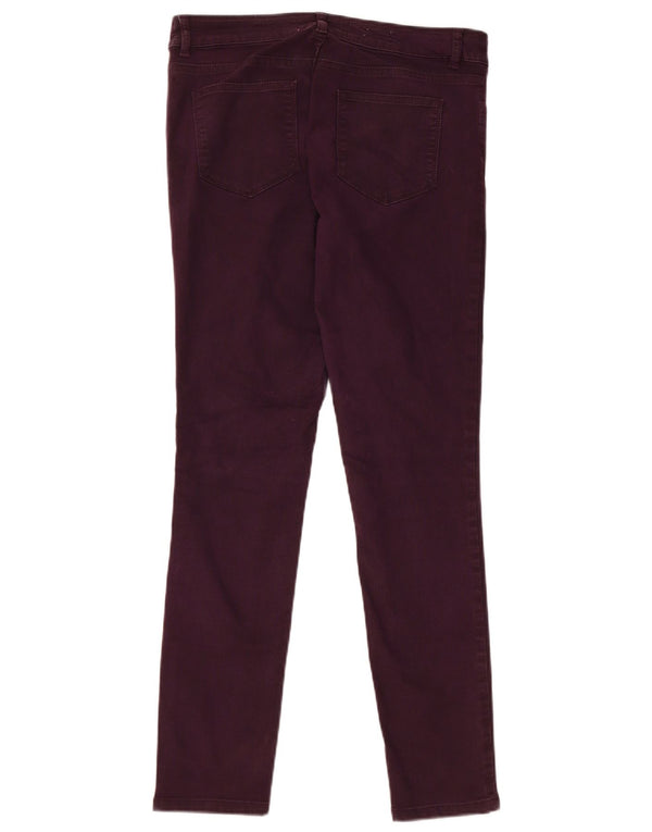 Damskie jeansy skinny Fat Face UK 10 Small W30 L29 Fioletowa bawełna