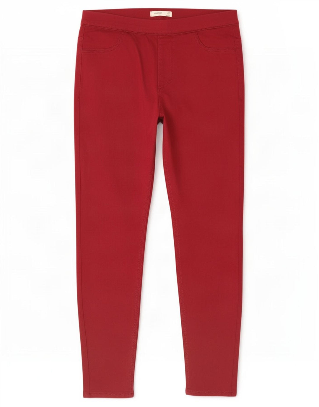 Marks & Spencer Damskie jeansy Jegging UK 12 Medium W30 L26 Czerwona bawełna
