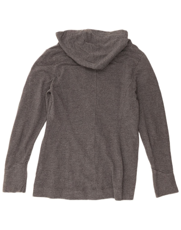 Damski sweter rozpinany z kapturem The North Face, UK 16, duży, szary, bawełniany