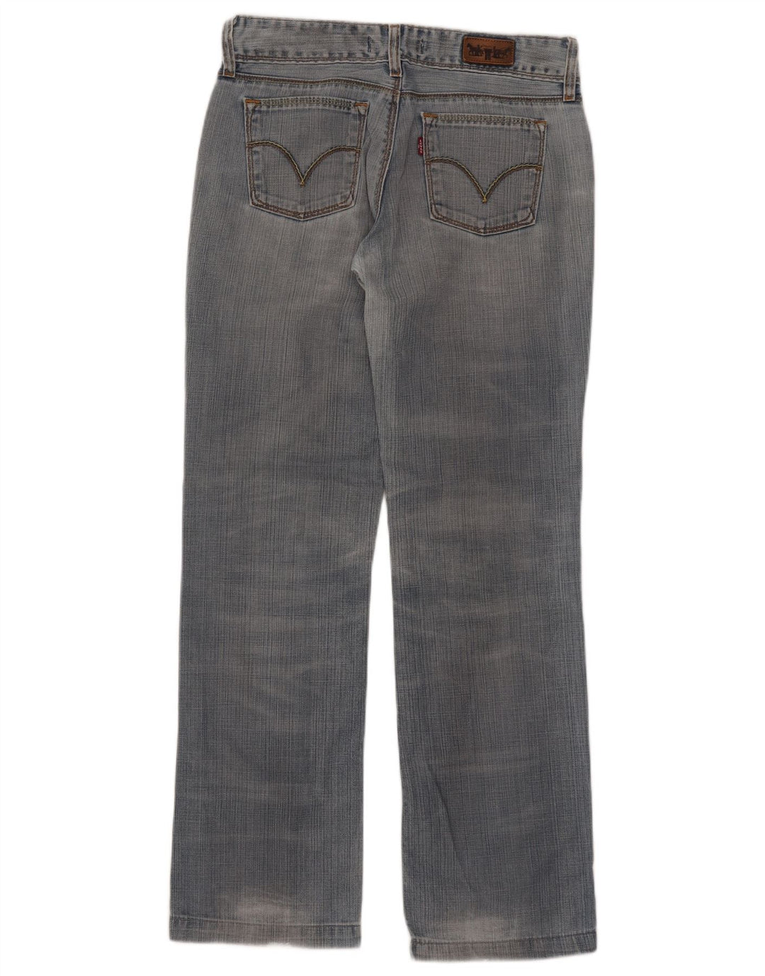 Damskie jeansy Levi's 570 Straight W30 L31 Niebieskie bawełniane