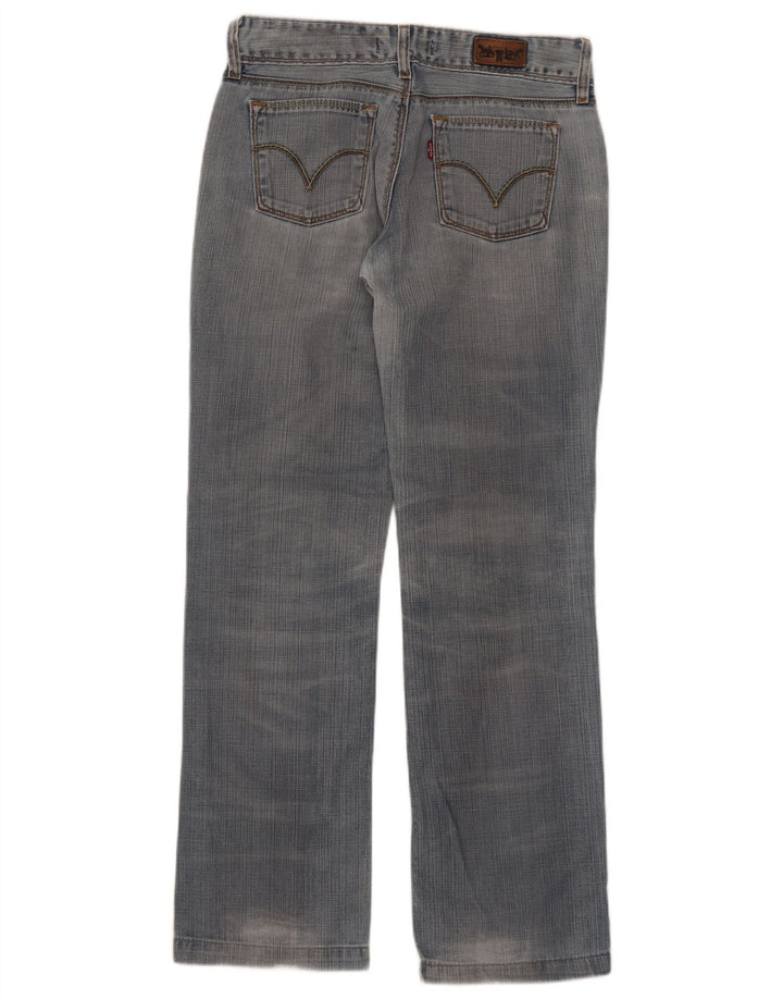 Damskie jeansy Levi's 570 Straight W30 L31 Niebieskie bawełniane