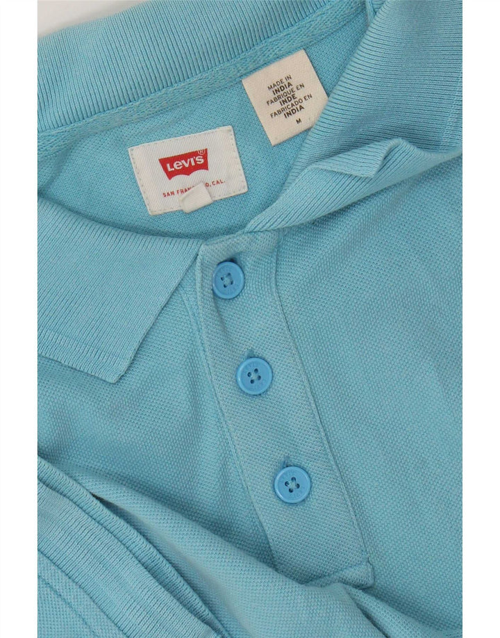 Męska koszulka polo Levi's, kolor średni niebieski