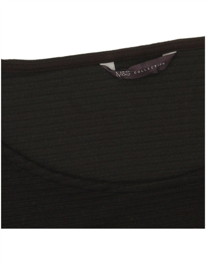 Marks & Spencer Damska sukienka podstawowa UK 16, duża, czarna