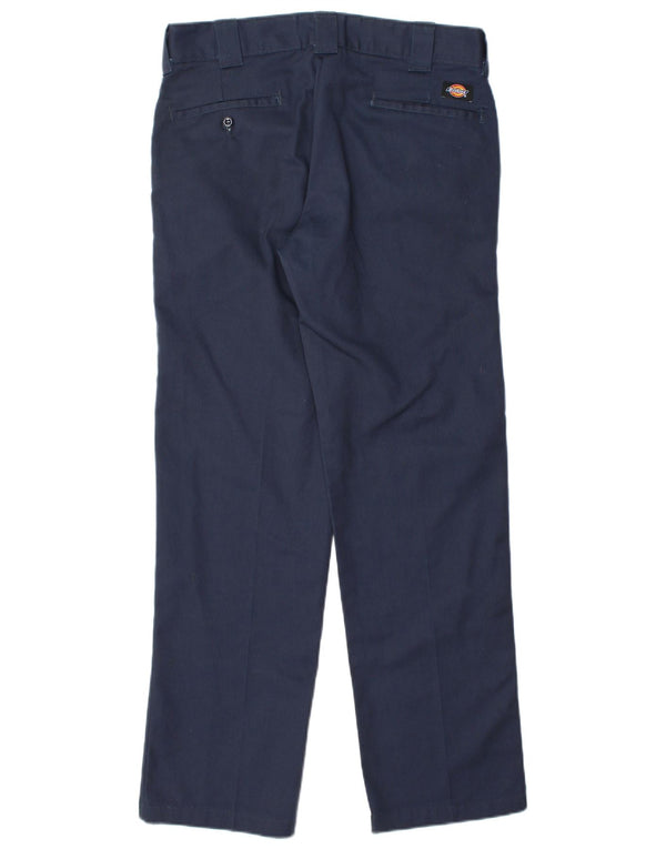 Męskie proste spodnie chino DICKIES W32 L32 granatowy poliester