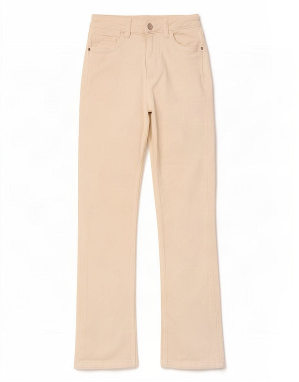 Damskie jeansy Bootcut Zara EU 34 2XS W24 L31 Off White
