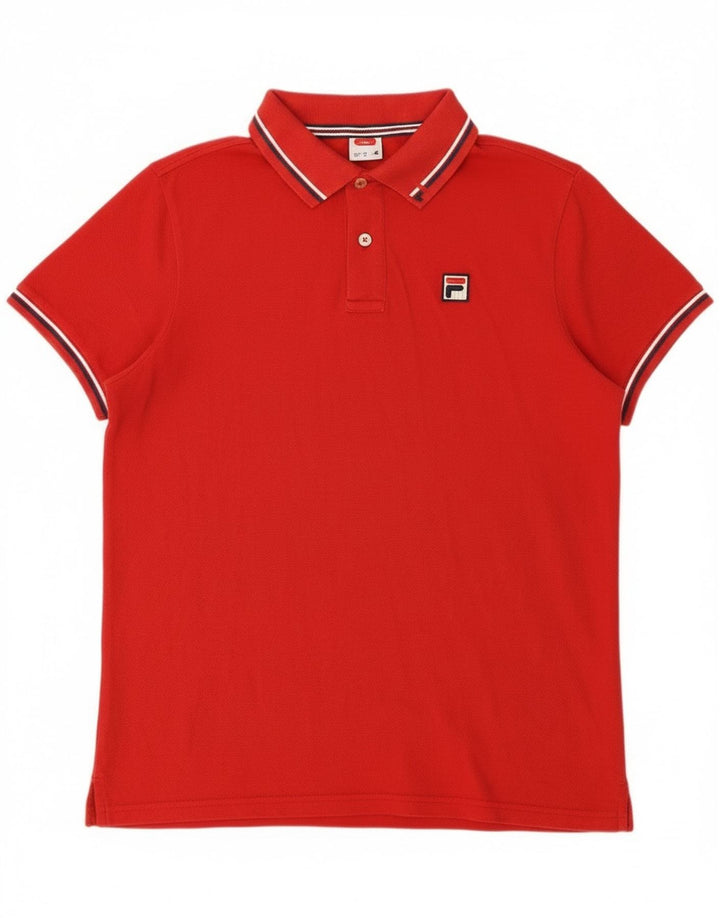 Męska koszulka polo Fila XS, czerwona, bawełniana