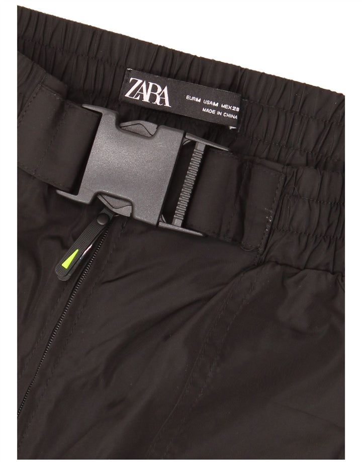 Spodnie damskie Zara Joggers Cargo Medium W28 L27 Czarne