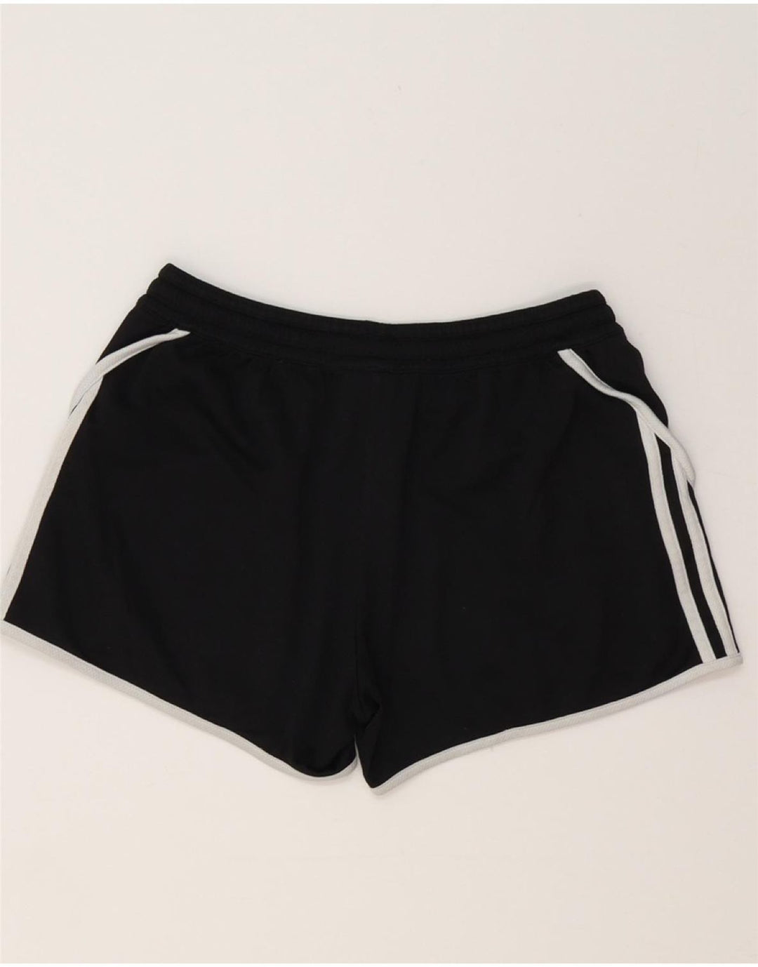 Damskie spodenki sportowe ADIDAS UK 10, małe, czarne, poliestrowe
