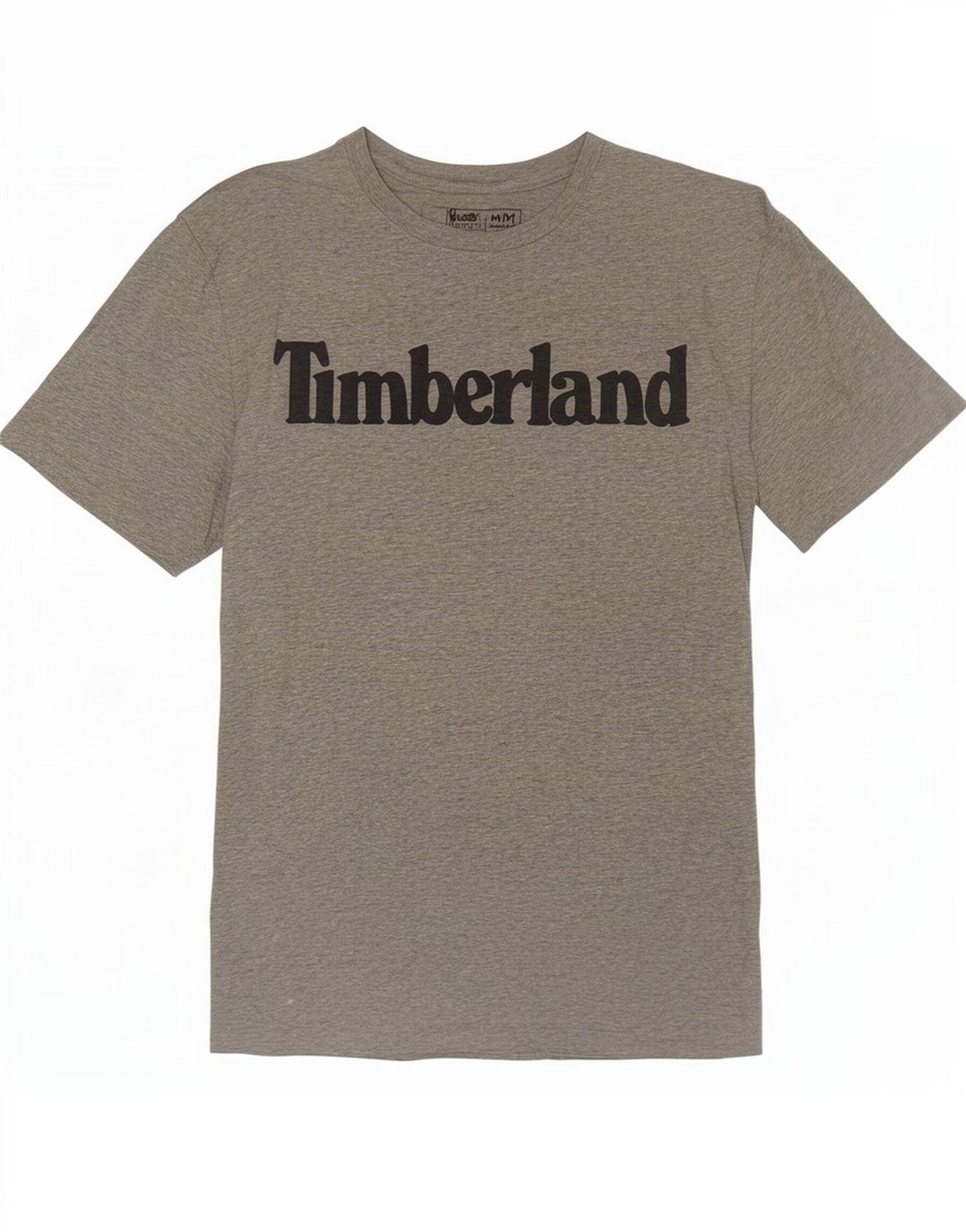 Męska koszulka Timberland o regularnym kroju z grafiką, średnia szara bawełna