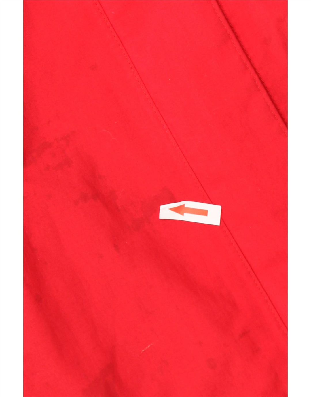 Damska kurtka przeciwdeszczowa Jack Wolfskin z kapturem, UK 12/14, średni czerwony poliamid