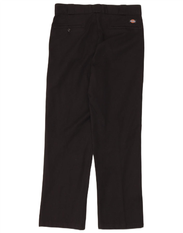 Męskie proste spodnie chino Dickies W34 L32 Czarny poliester