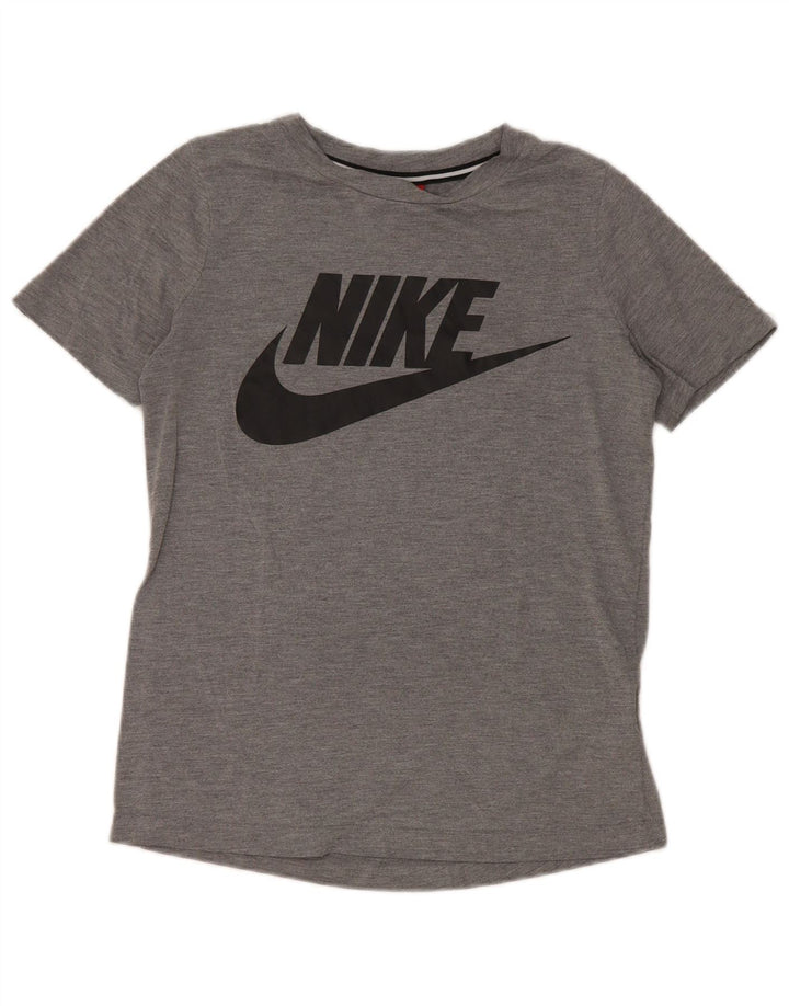 Męski T-shirt z grafiką Nike Top XS, szary poliester