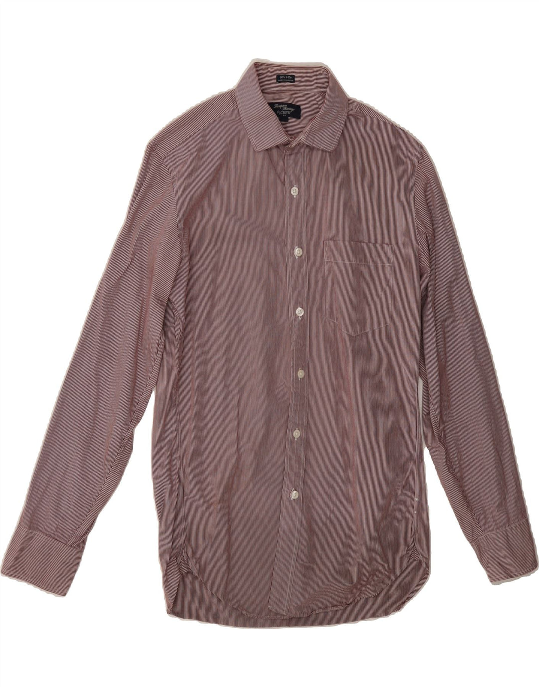 J. CREW Mens Shirt Size 14 1/2 Small Red Check Cotton Vintage J. Crew and Second-Hand J. Crew from Messina Hembry 