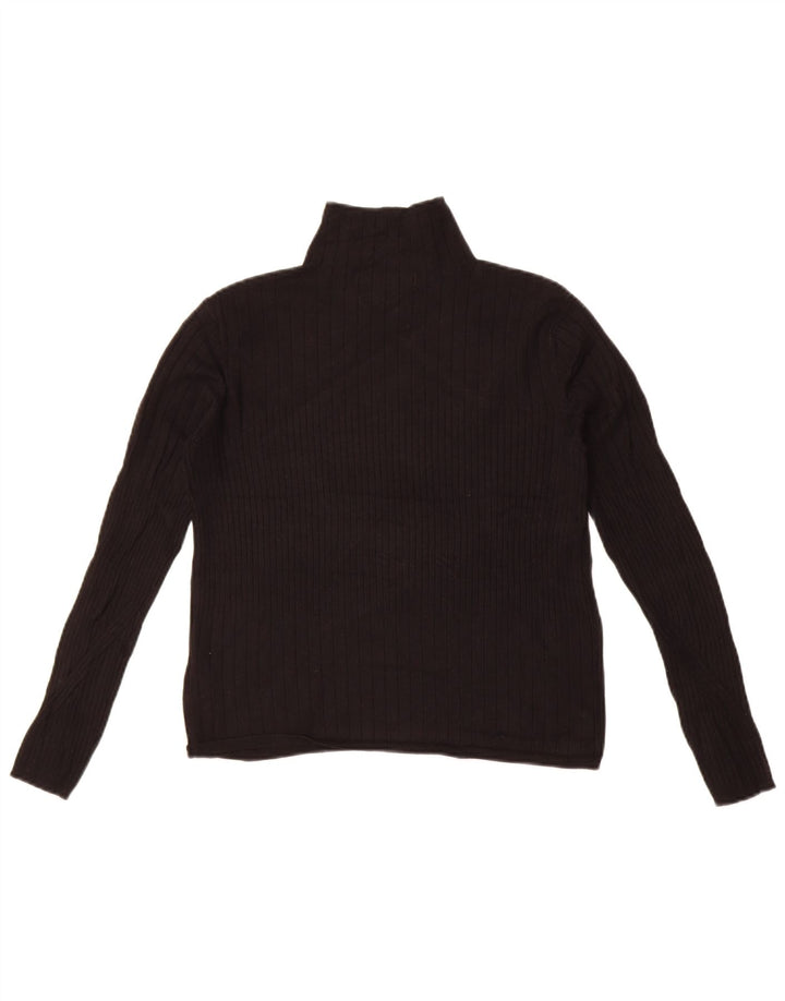 Marks & Spencer Damski sweter z golfem, UK 12, średni czarny