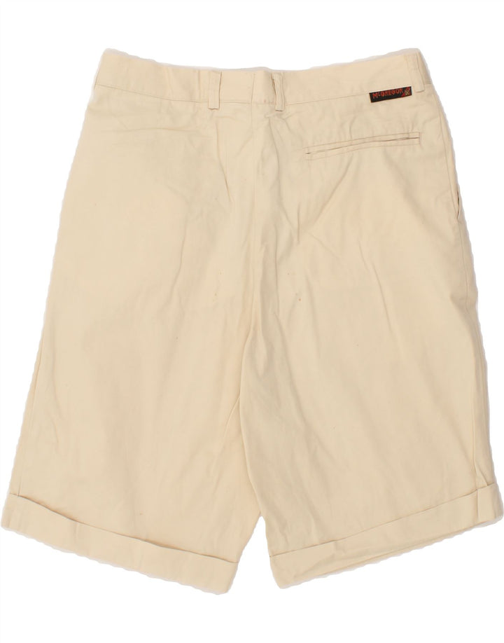 MCGREGOR Mens Pegged Chino Shorts IT 48 Medium W30 Beige Cotton Vintage McGregor and Second-Hand McGregor from Messina Hembry 