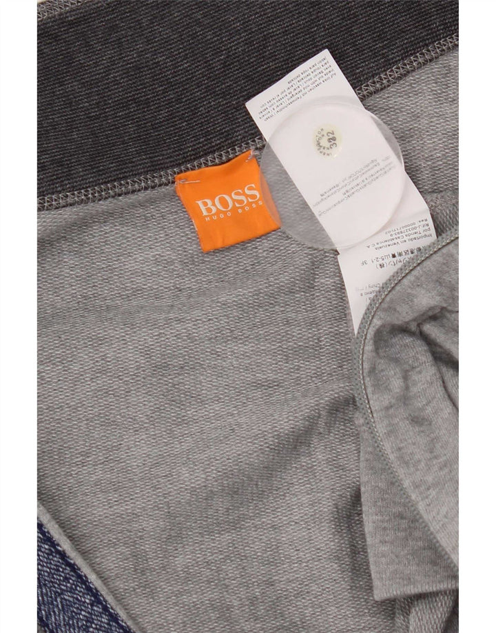 Męska kurtka dresowa Hugo Boss XL, szara, bawełniana