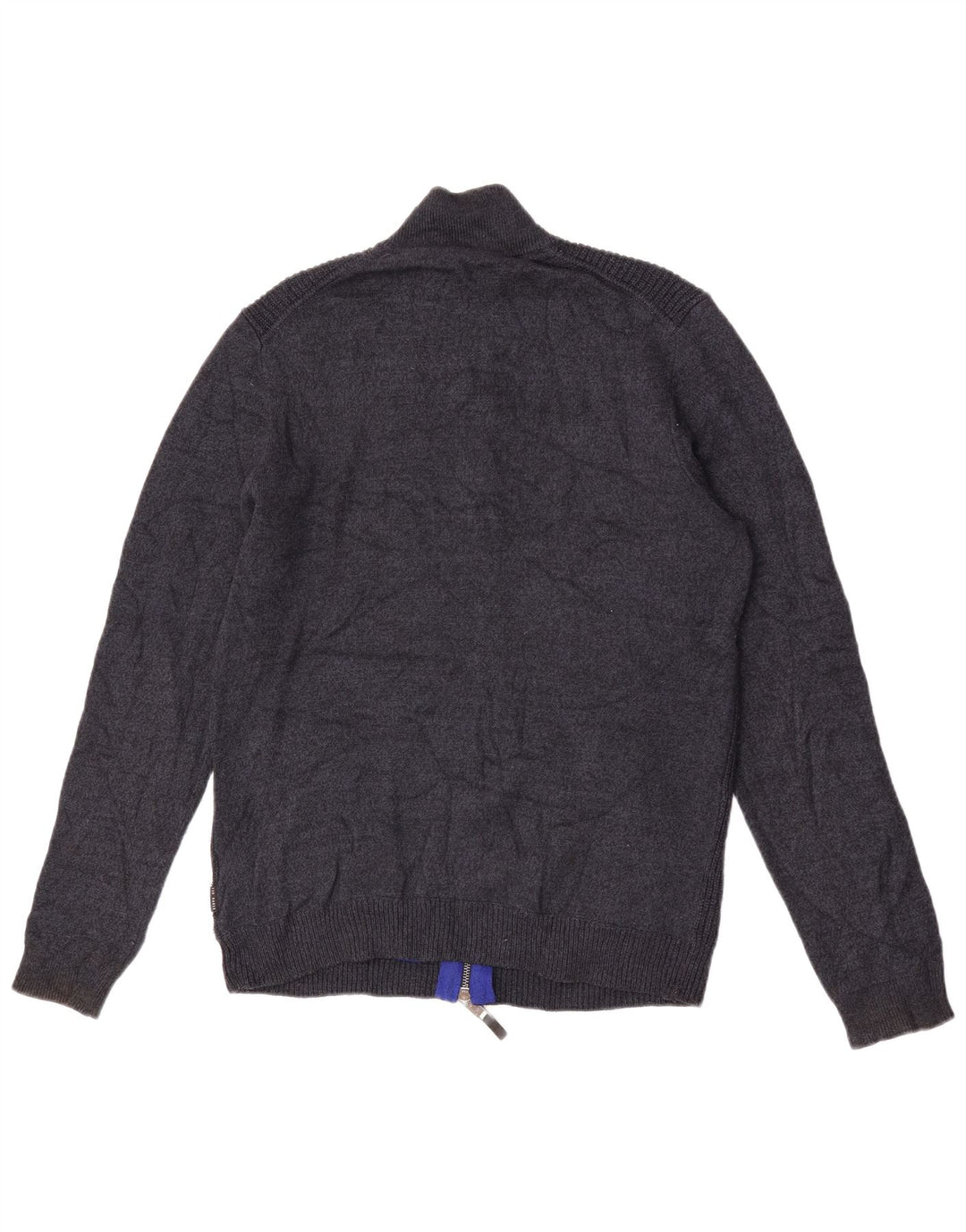 Męski sweter rozpinany Ted Baker, rozmiar 3, średni granatowy, poliester
