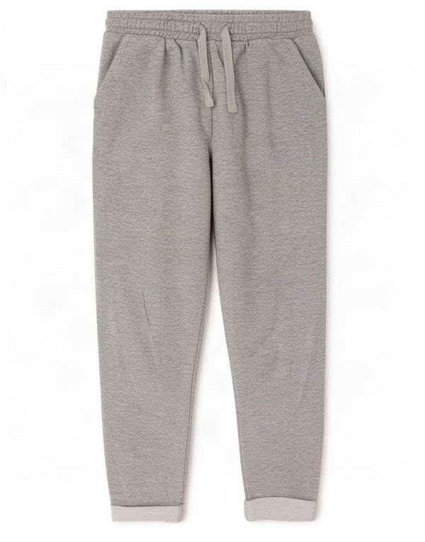 Damskie spodnie dresowe Zara Joggers UK 8 Small, szara, nakrapiana bawełna